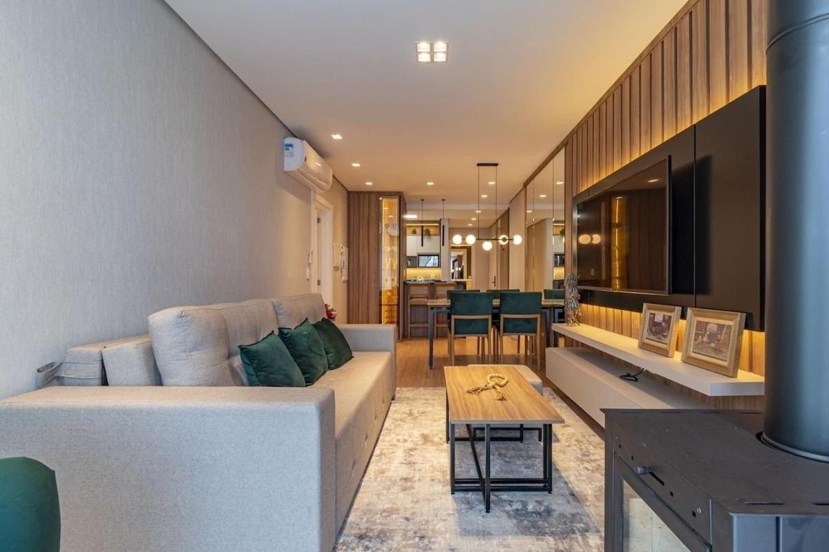 Апартаменты Rosa Edificio Bellagio Canela Com Infraestrutura Completa Экстерьер фото